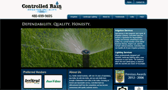 Desktop Screenshot of controlledrainaz.com
